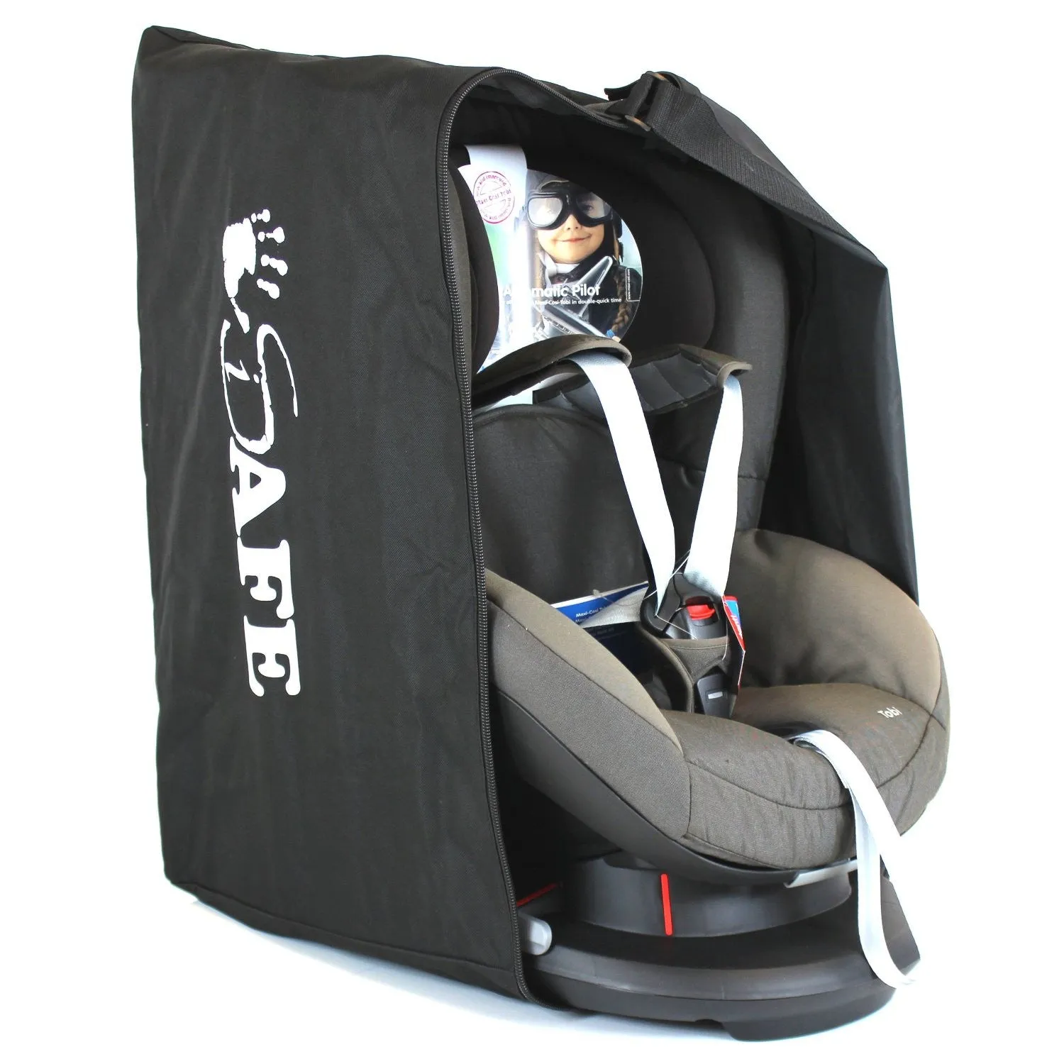 iSafe Universal Carseat Travel / Storage Bag For Maxi-Cosi Priori XP Car Seat (Solid Grey)