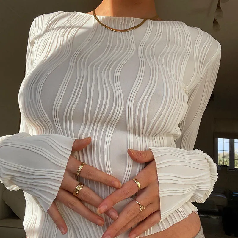 Ivyshape | Chic Textured Top