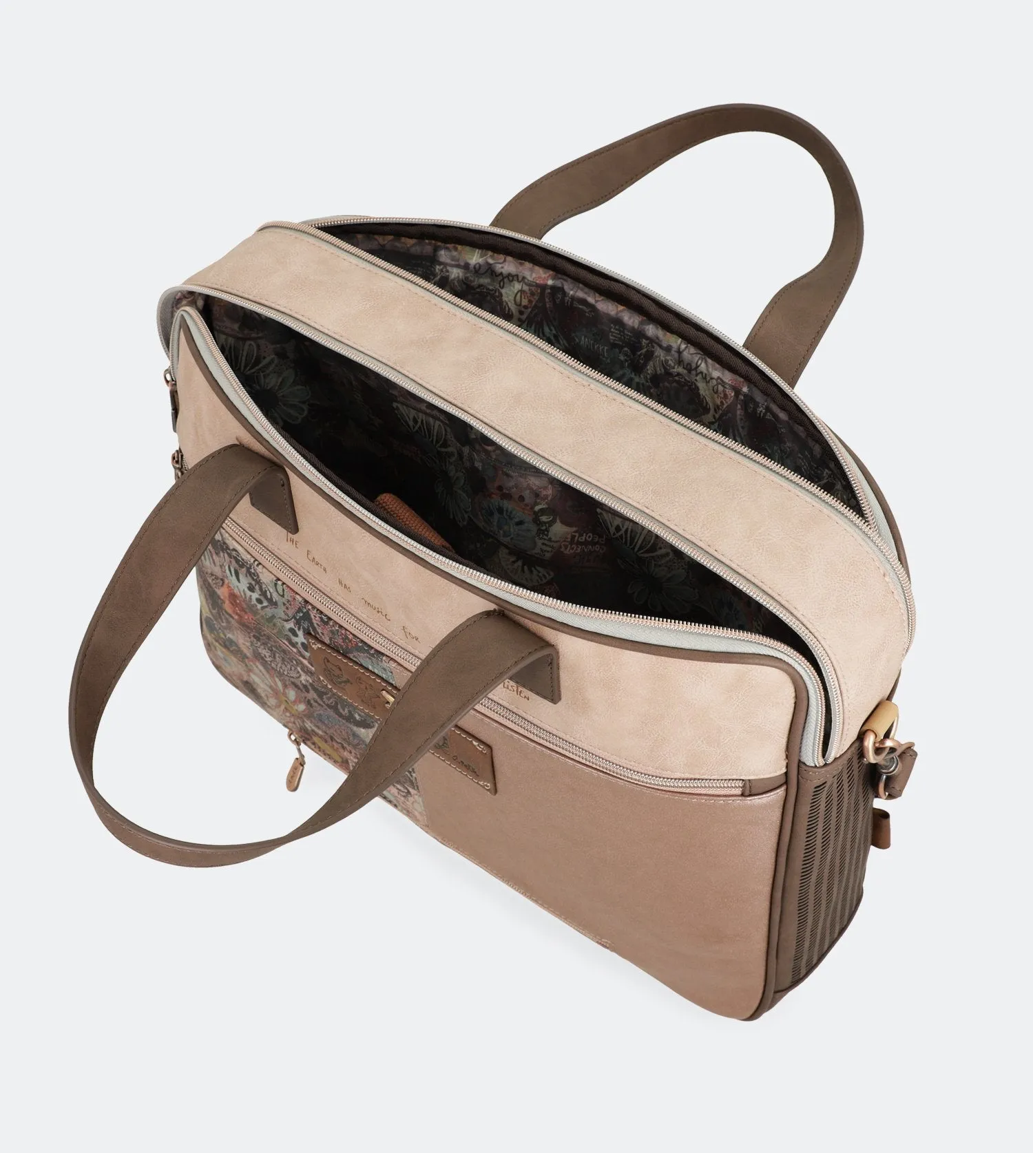 Ixchel Briefcase with a zip