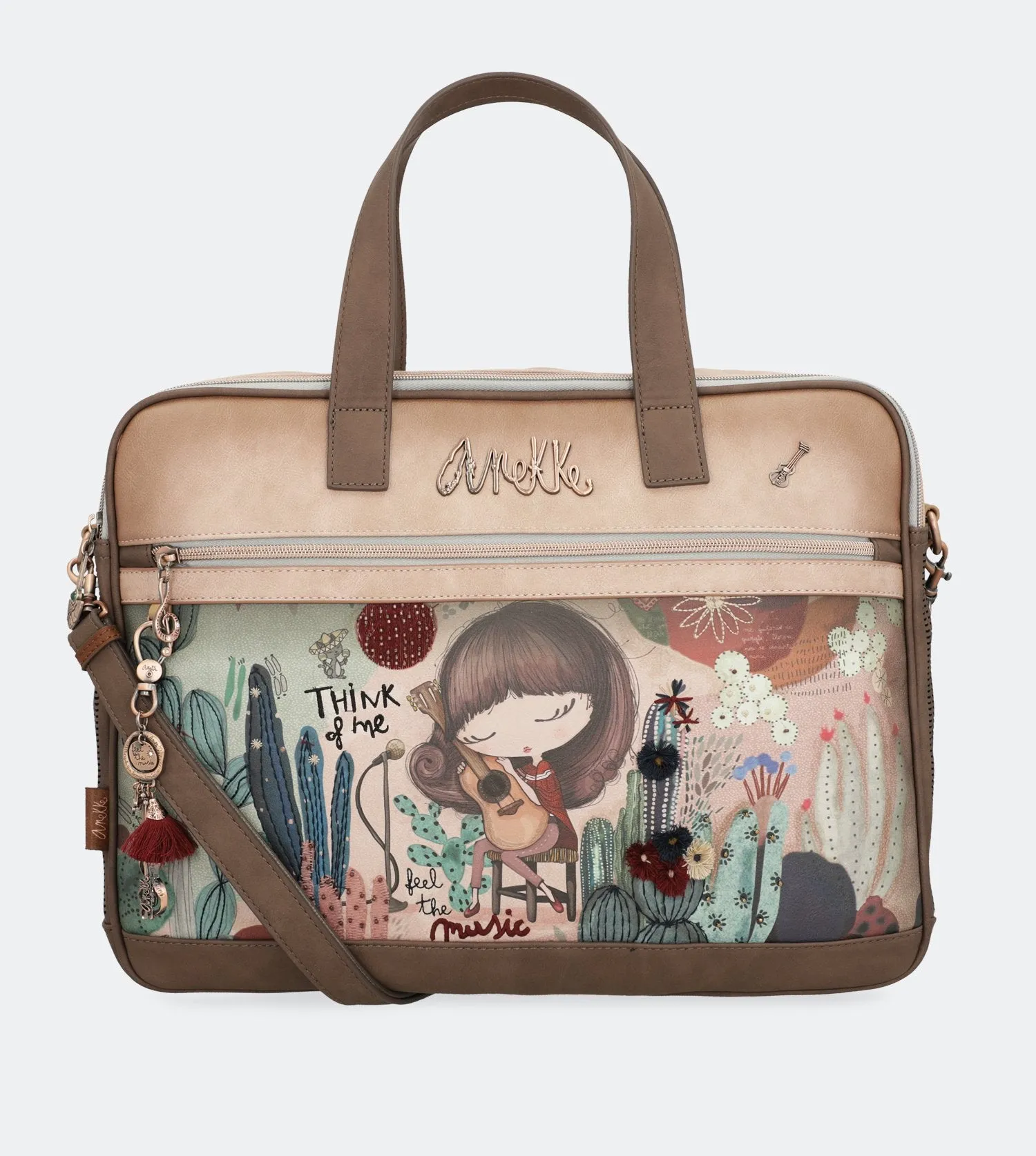 Ixchel Briefcase with a zip