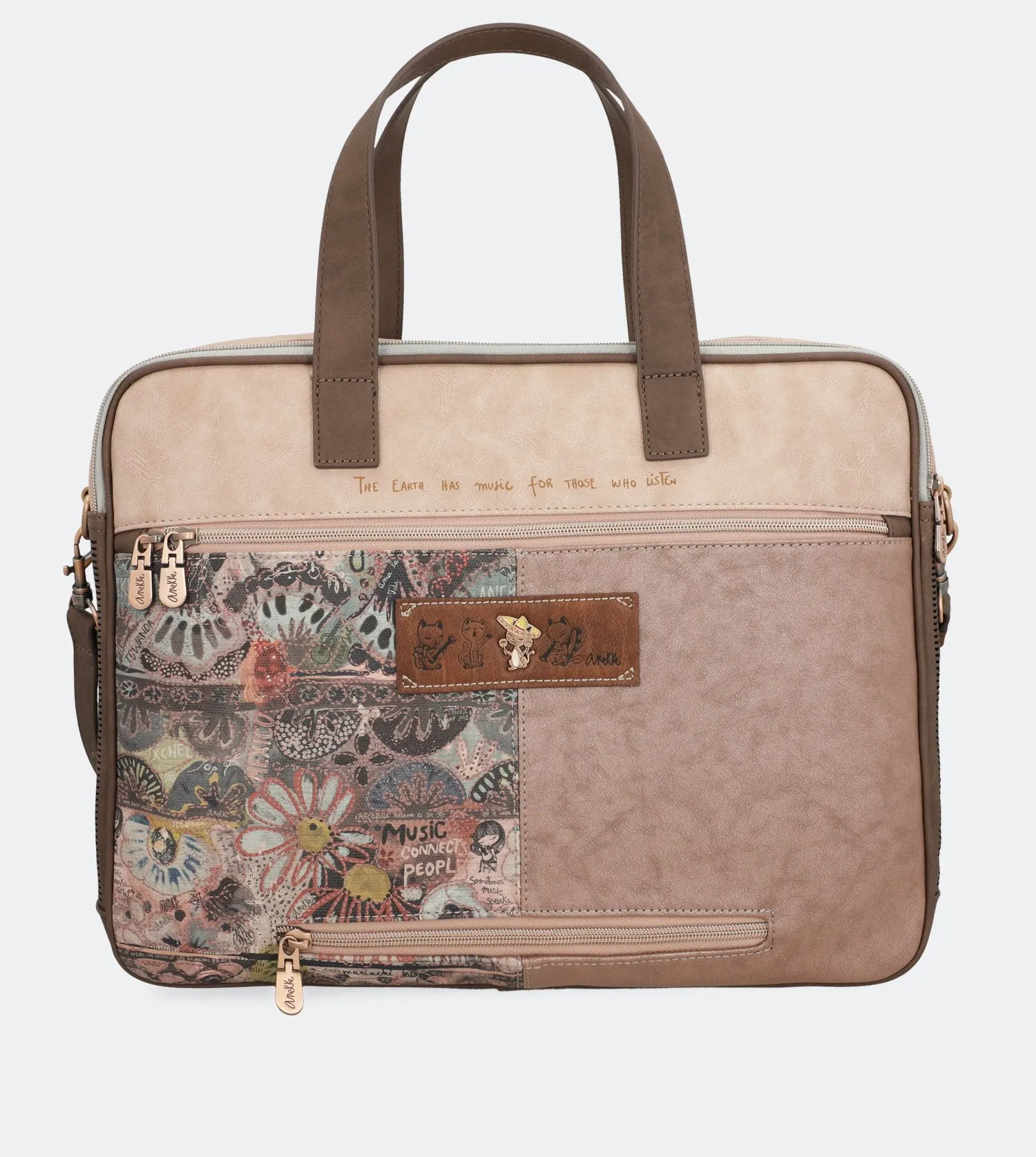 Ixchel Briefcase with a zip