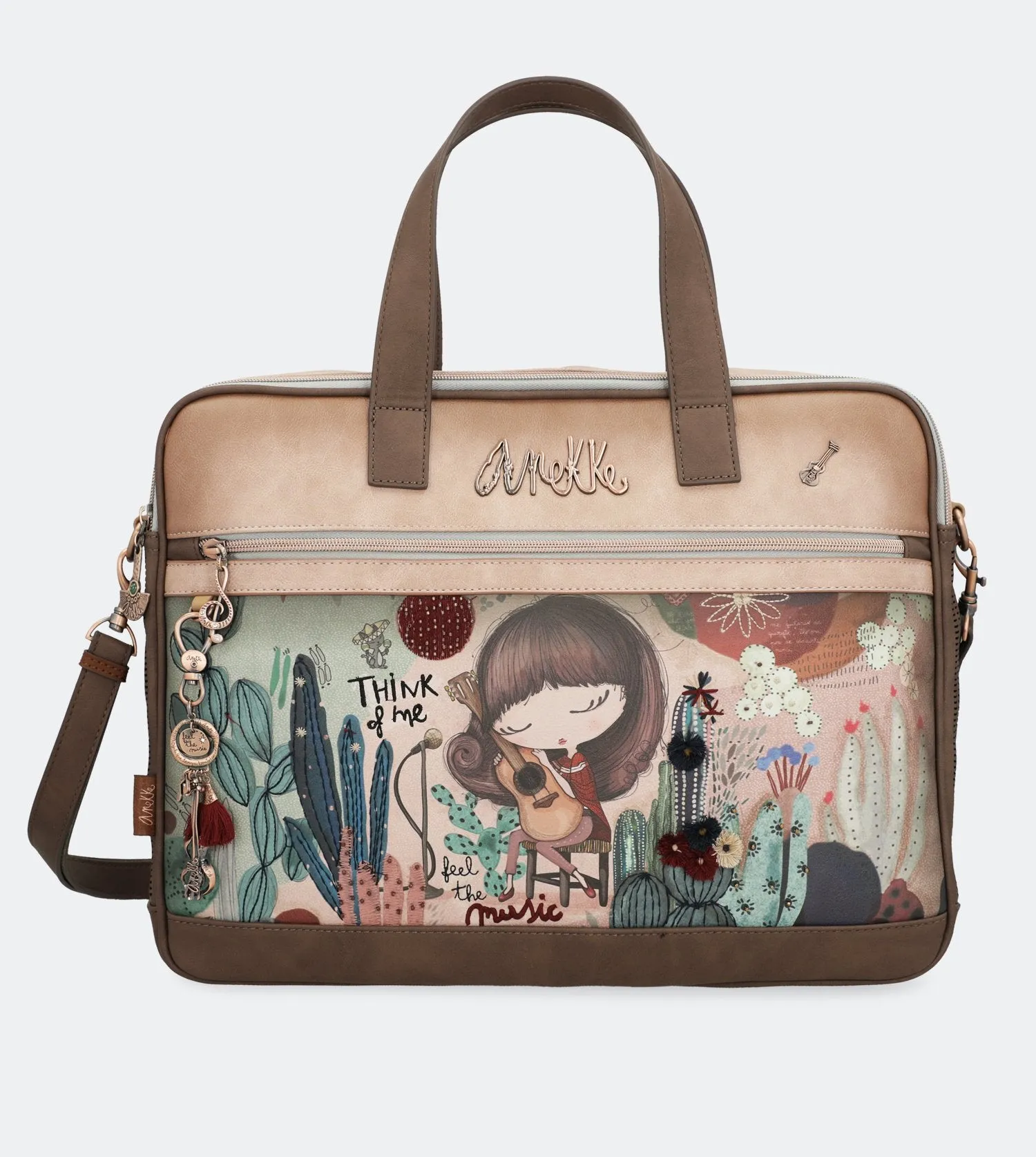 Ixchel Briefcase with a zip