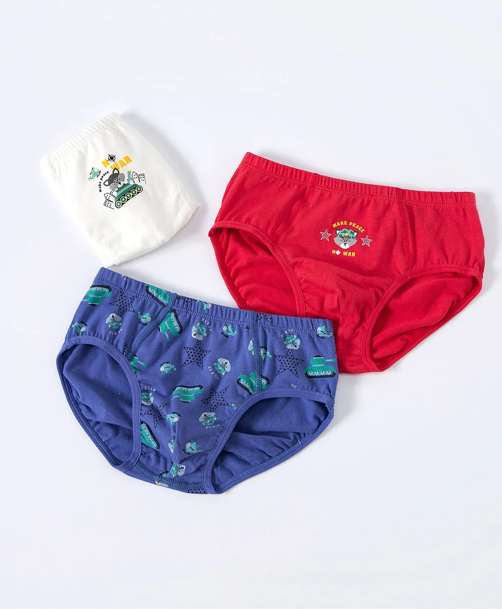 Junior Make Peace BOYS Briefs 3-packs
