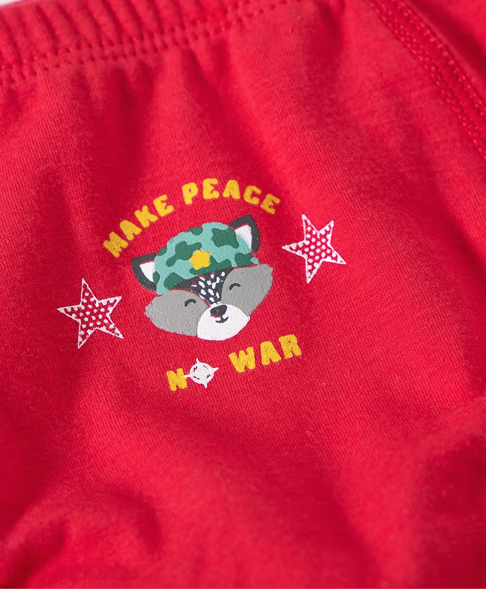 Junior Make Peace BOYS Briefs 3-packs