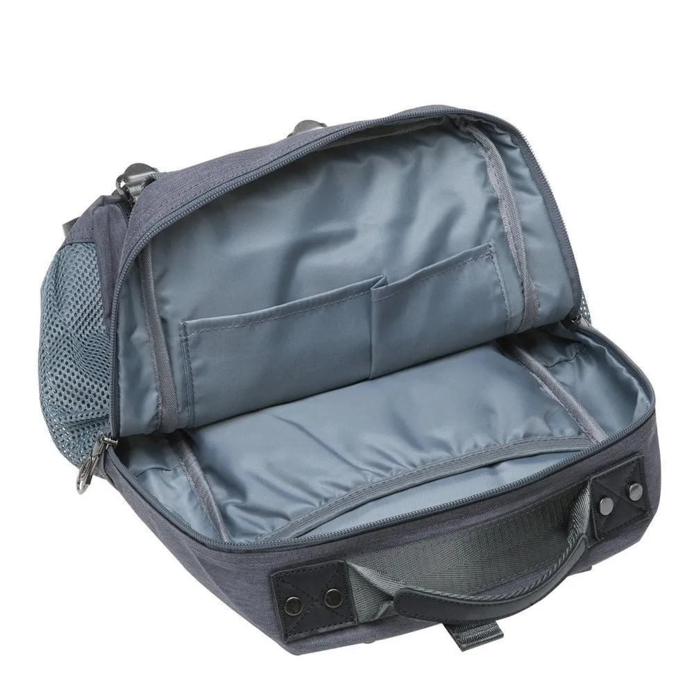 KAUKKO Canvas Crossbody Sling Bag Backpack for Cycling, Hiking, Camping, and Commuting, FD252-1 ( Grey )
