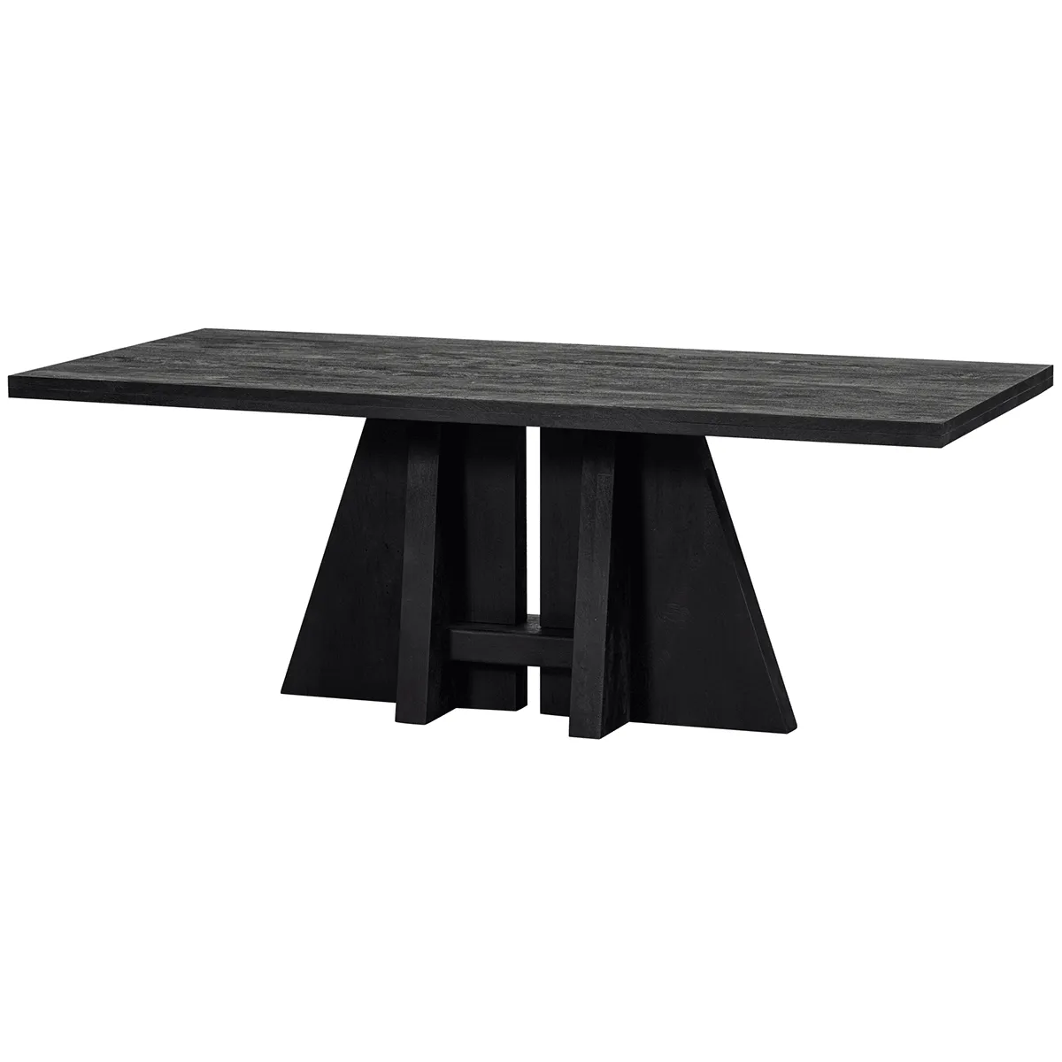 Kean Black Mango Wood Dining Table