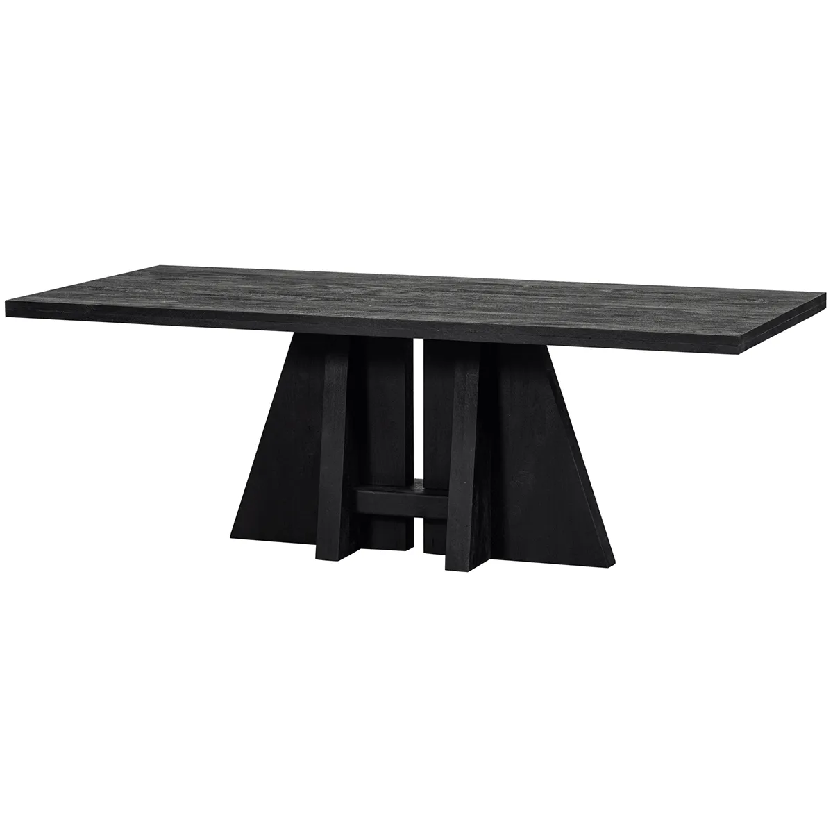 Kean Black Mango Wood Dining Table