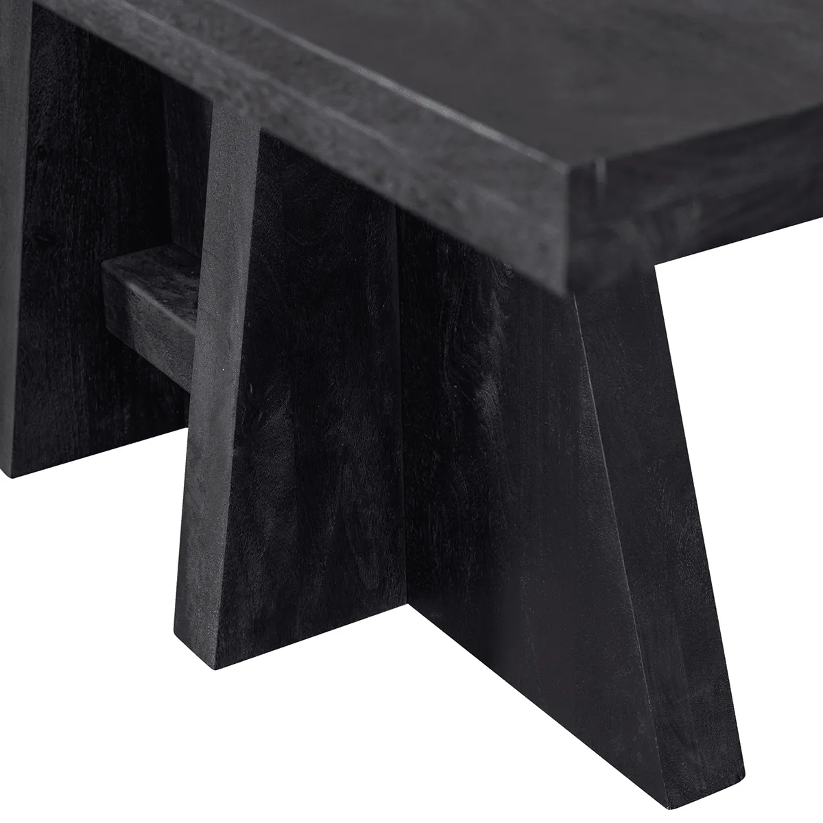 Kean Black Mango Wood Dining Table