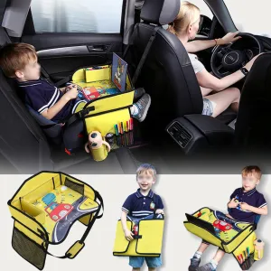 Kids Travel Tray For Car With Load Bearing Belt