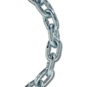Koch A01160 Proof Coil Chain, 3/16 in, 10 ft L, 30 Grade, Carbon Steel, Electro-Galvanized :EA: QUANTITY: 1