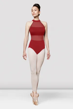 Ladies Mesh Halterneck Leotard