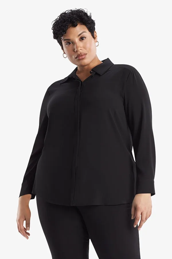 Lagarde Shirt - Crepe :: Black