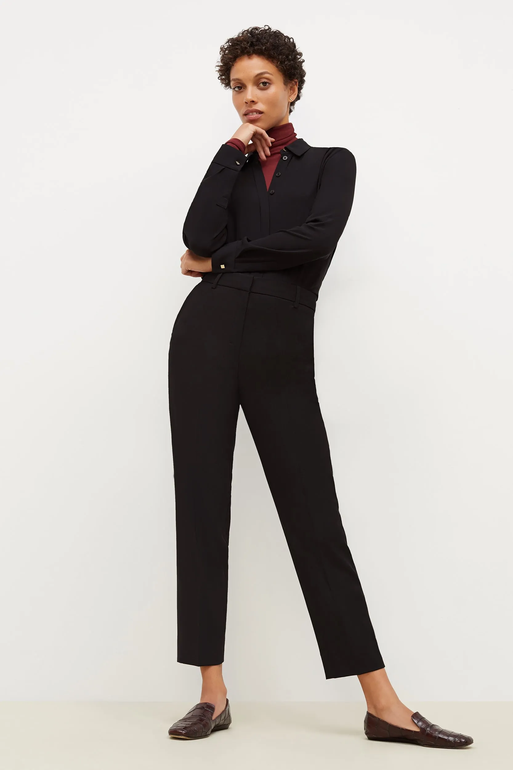 Lagarde Shirt - Crepe :: Black