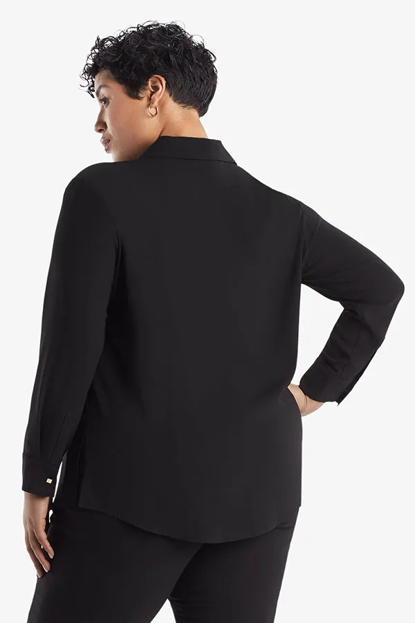 Lagarde Shirt - Crepe :: Black