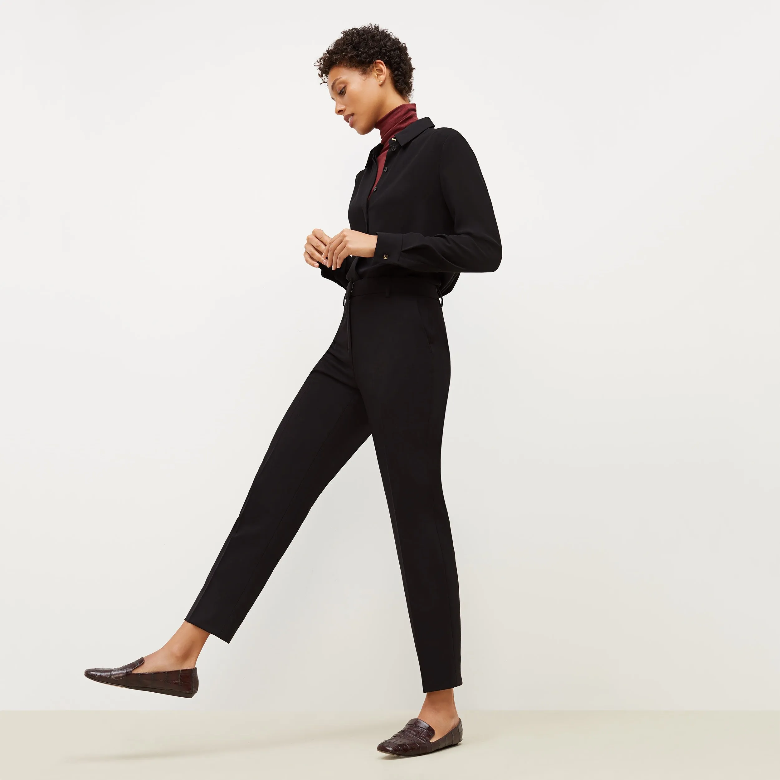 Lagarde Shirt - Crepe :: Black
