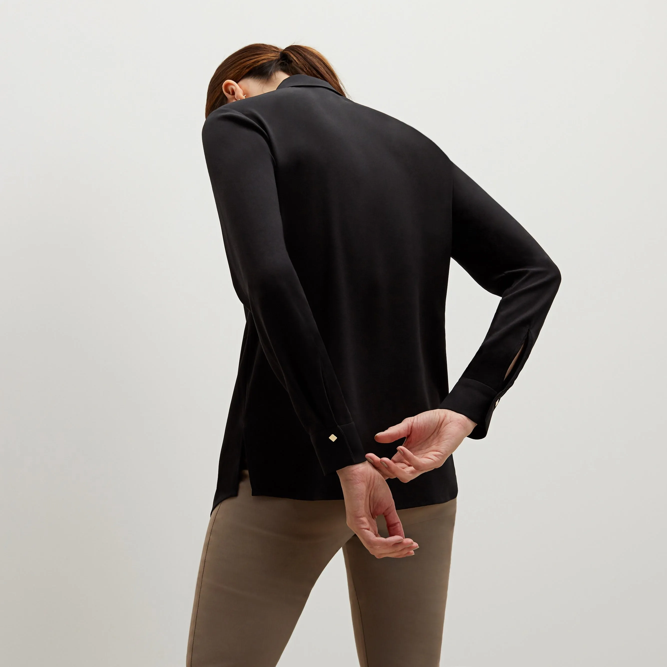 Lagarde Shirt - Crepe :: Black