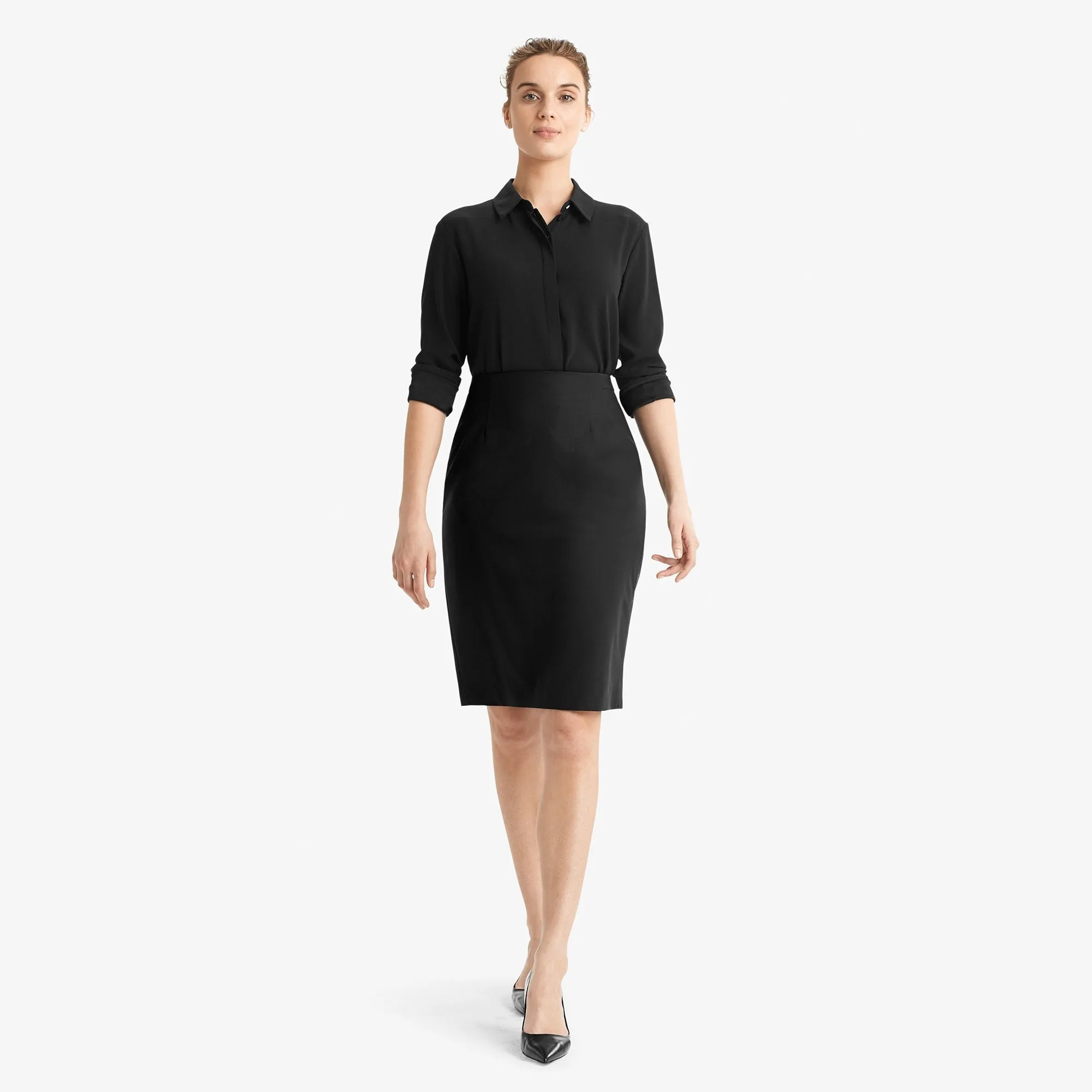 Lagarde Shirt - Crepe :: Black
