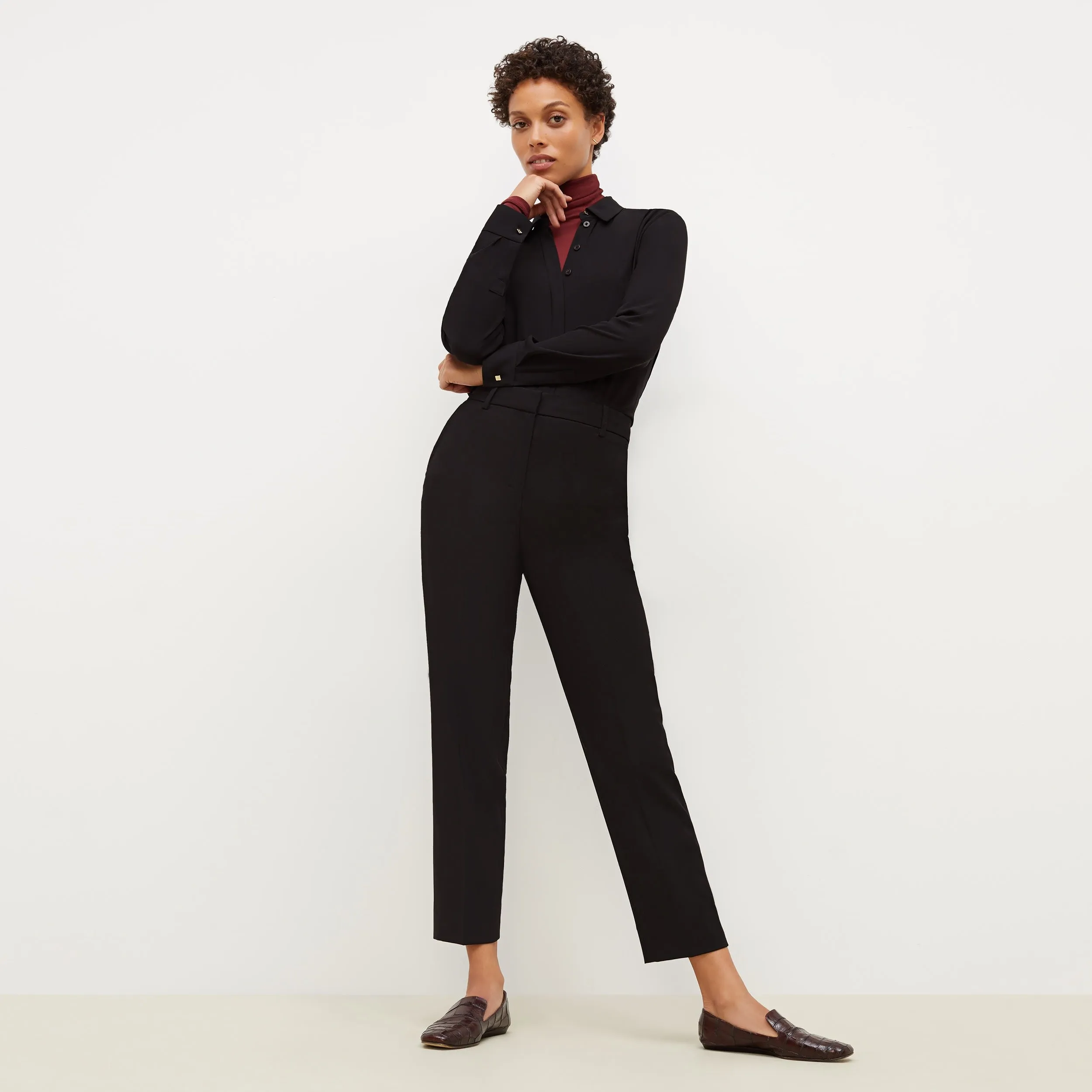 Lagarde Shirt - Crepe :: Black