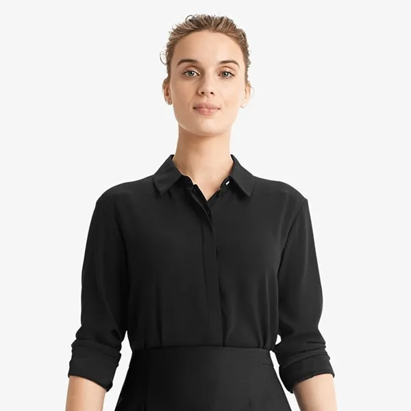 Lagarde Shirt - Crepe :: Black