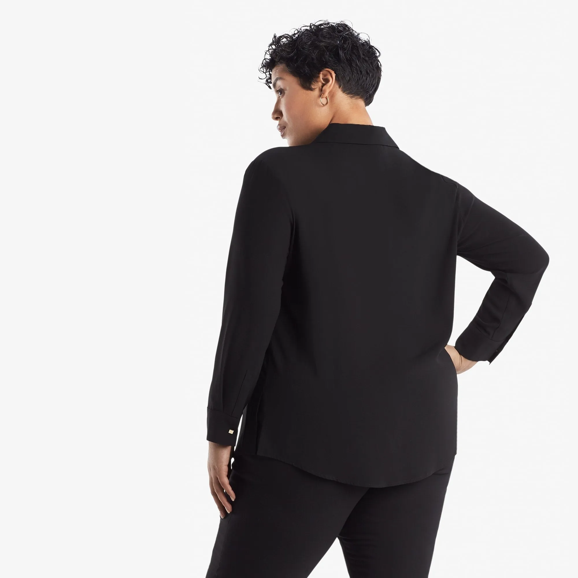 Lagarde Shirt - Crepe :: Black
