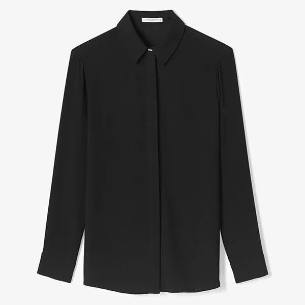Lagarde Shirt - Crepe :: Black