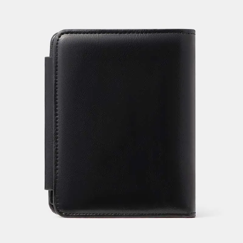Large Capacity Leather Wallet Credit Card Holder RFID Blocking Money Organizer