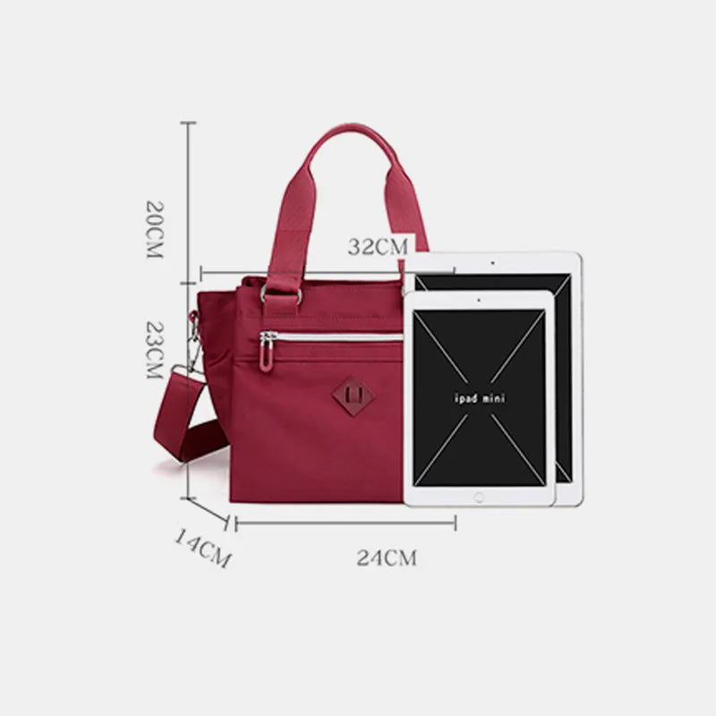 Large Capacity Multi-Pocket Waterproof Casual Crossbody Bag