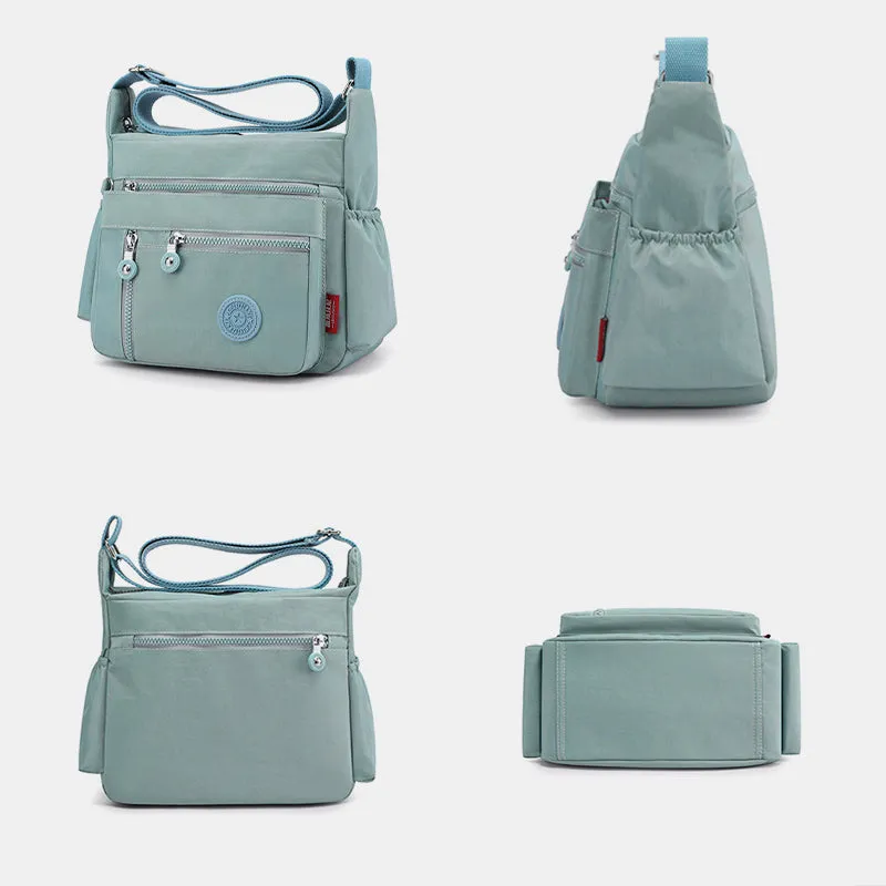 Large Capacity Multi-Pocket Waterproof Lightweight Casual Crossbody Bag