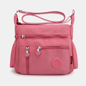 Large Capacity Multi-Pocket Waterproof Lightweight Casual Crossbody Bag