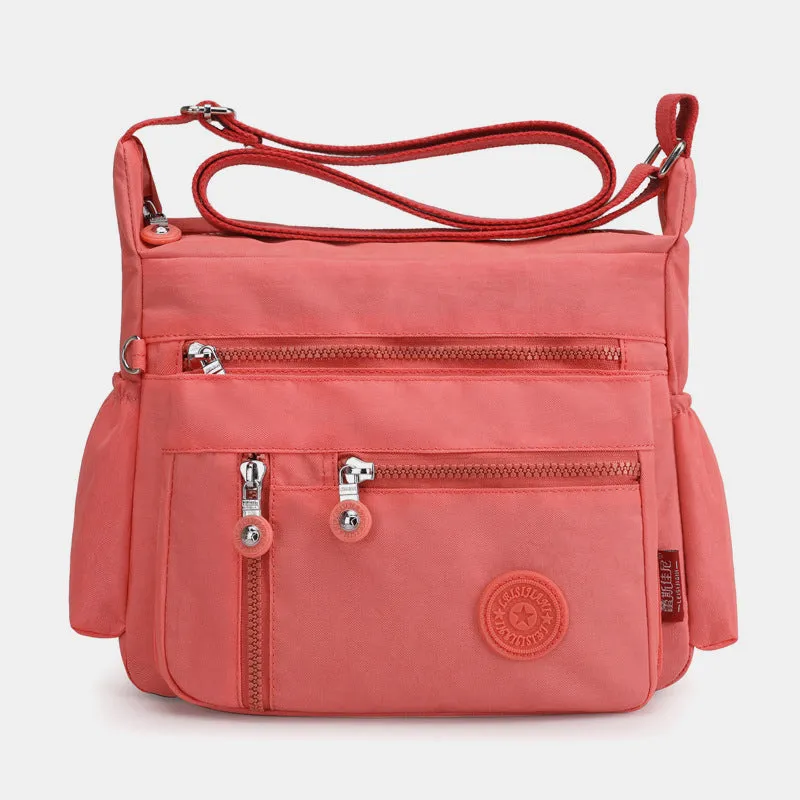 Large Capacity Multi-Pocket Waterproof Lightweight Casual Crossbody Bag
