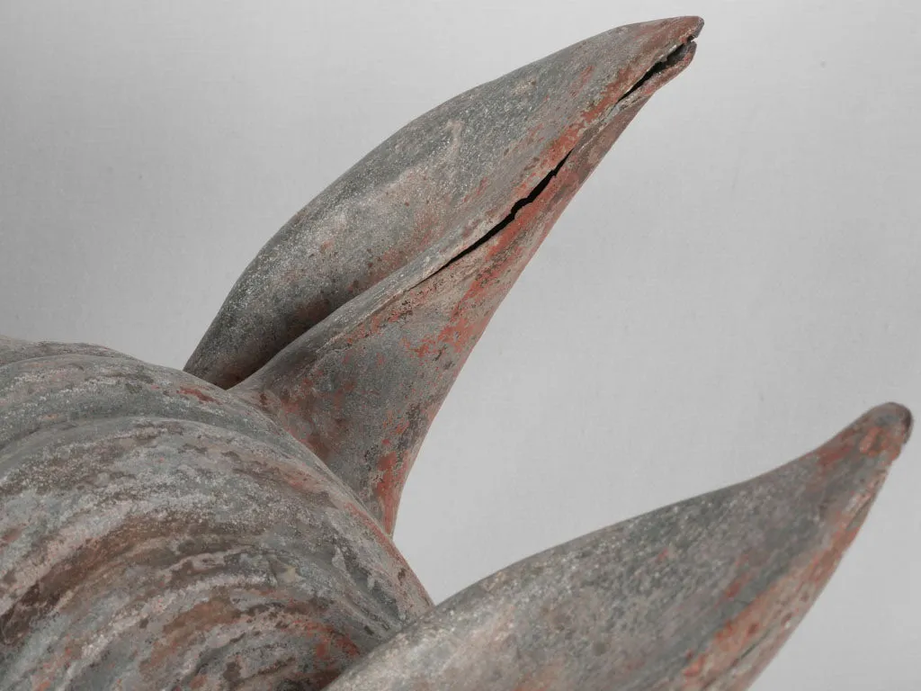 Late 19th Century French Life-Size Zinc Horse Head Sign 23¾"