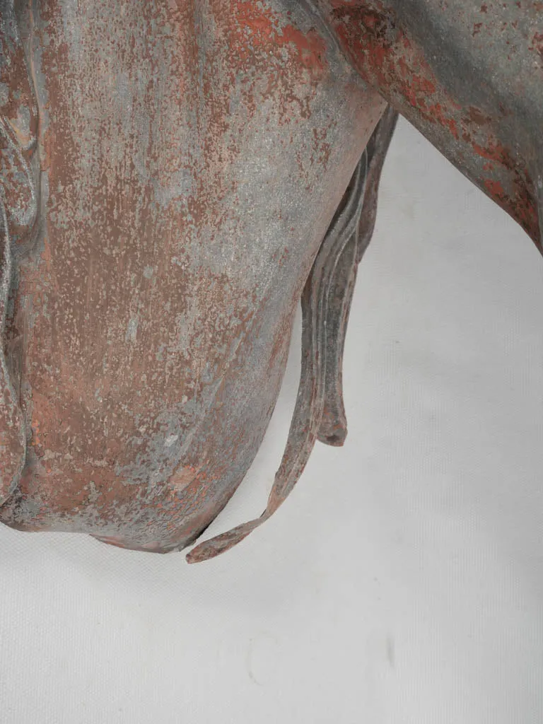 Late 19th Century French Life-Size Zinc Horse Head Sign 23¾"