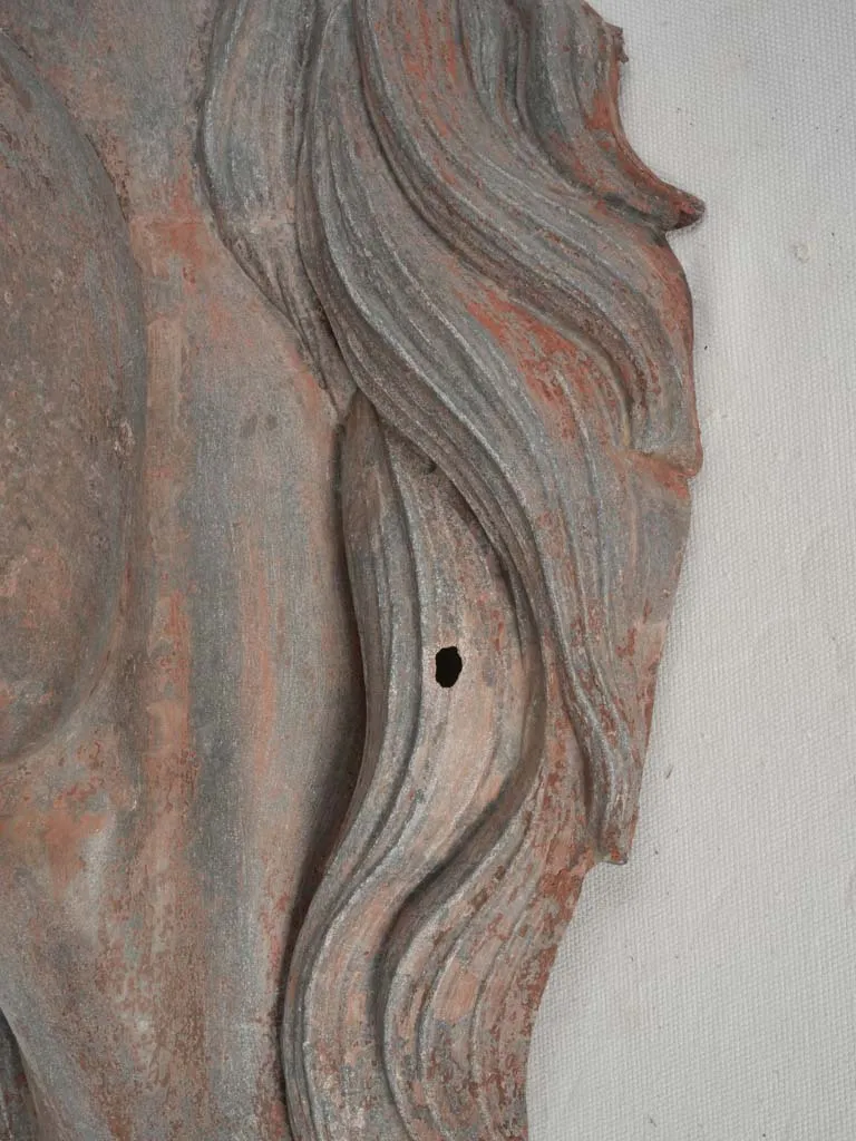 Late 19th Century French Life-Size Zinc Horse Head Sign 23¾"