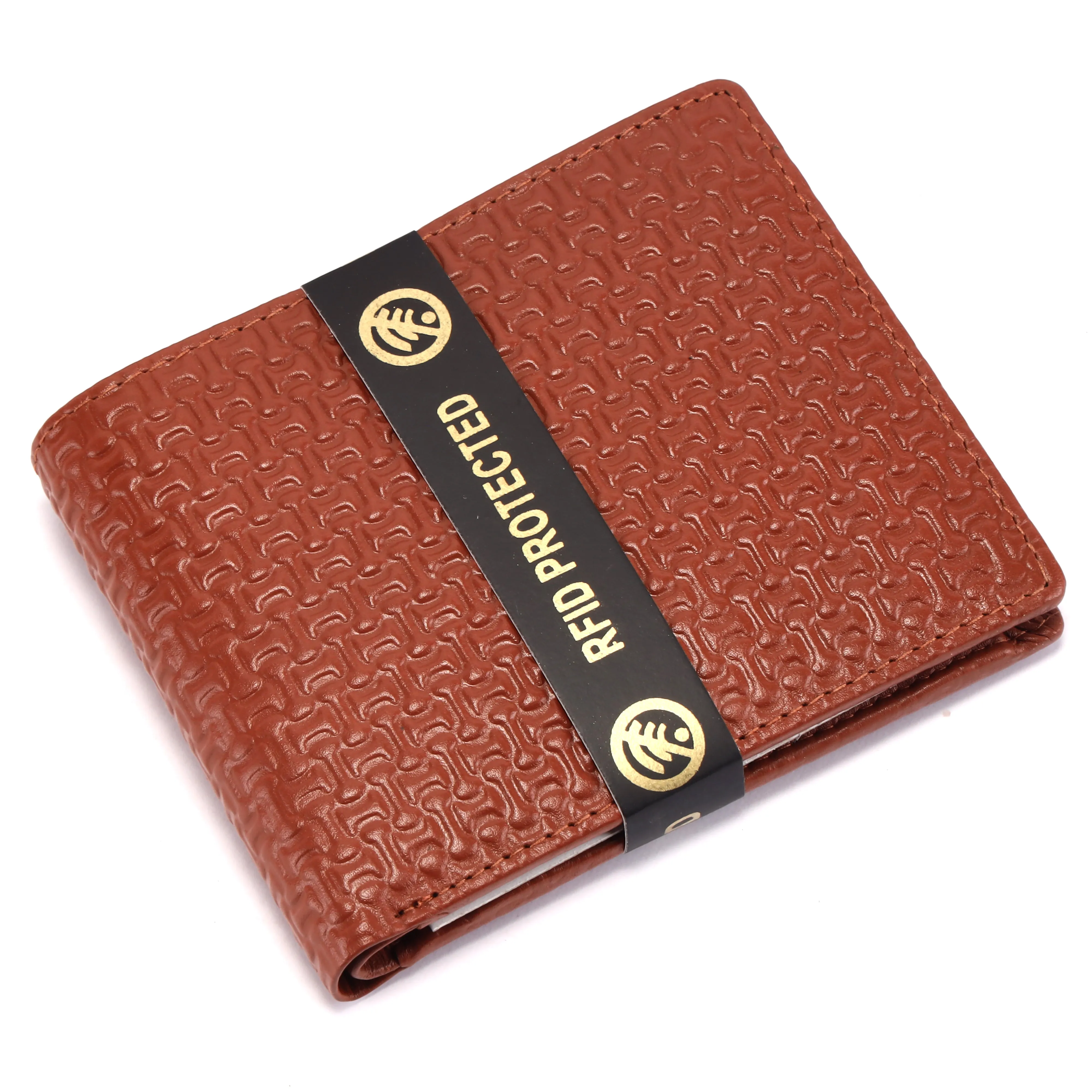 LEATHER WALLET AND CLUTCH COMBO GIFT SET 54130 (TAN)