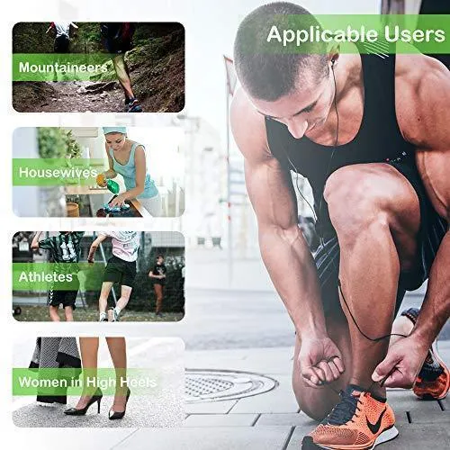 Leg Compression Massager Foot and Calf Massager Machine with Optional Heat 3 Modes 4 Intensities Handheld Controller for Feet, Legs, Calves Muscle Relaxation - Home and Office Use