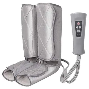 Leg Compression Massager Foot and Calf Massager Machine with Optional Heat 3 Modes 4 Intensities Handheld Controller for Feet, Legs, Calves Muscle Relaxation - Home and Office Use