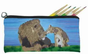 Lion Kitten Pencil Bag - A Father's Pride