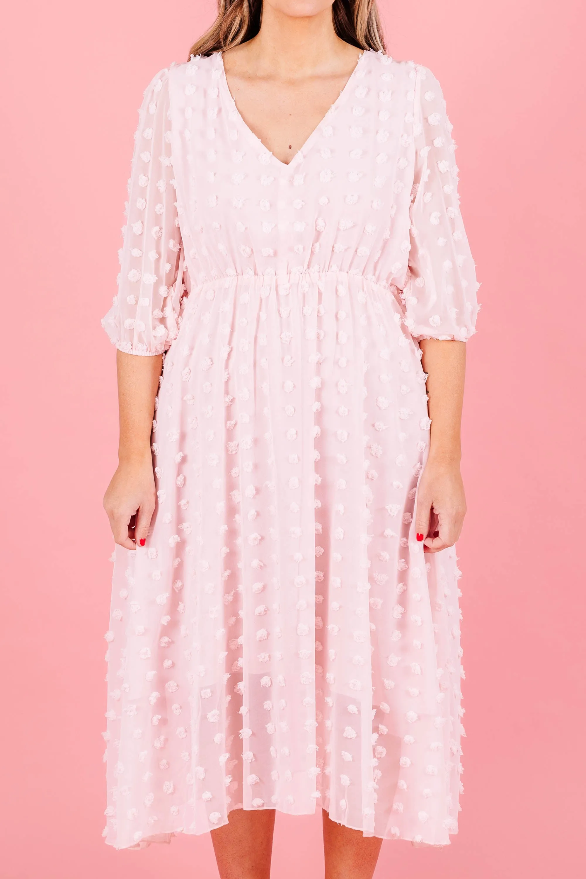 Looking Chic Dress, Pink