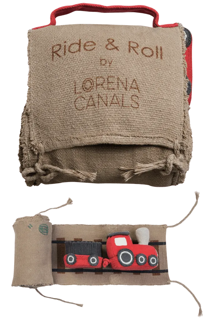 Lorena Canals Soft Toy - Ride & Roll Train