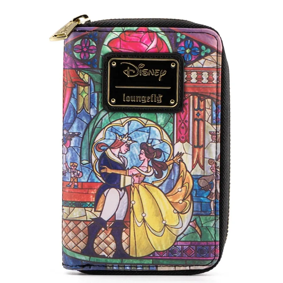 Loungefly Disney Beauty And The Beast Belle Castle Zip Around Wallet