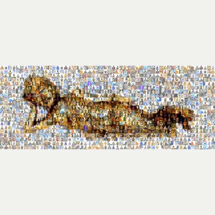 Lounging Buddha Gold