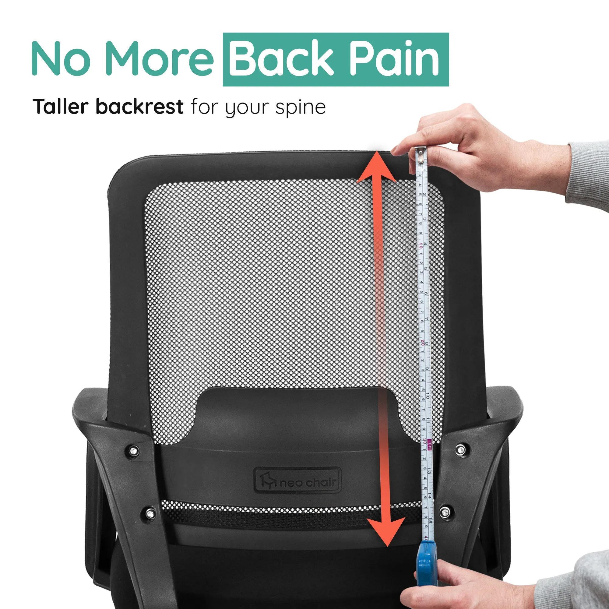 M28 black frame mesh office chair
