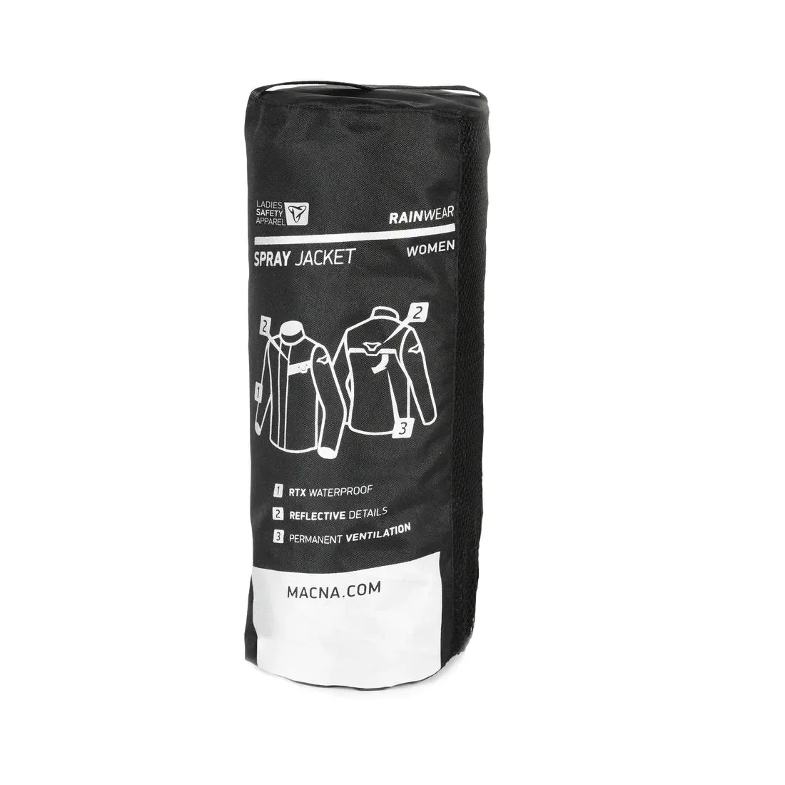 Macna Spray Ladies Rain Over Jacket Black