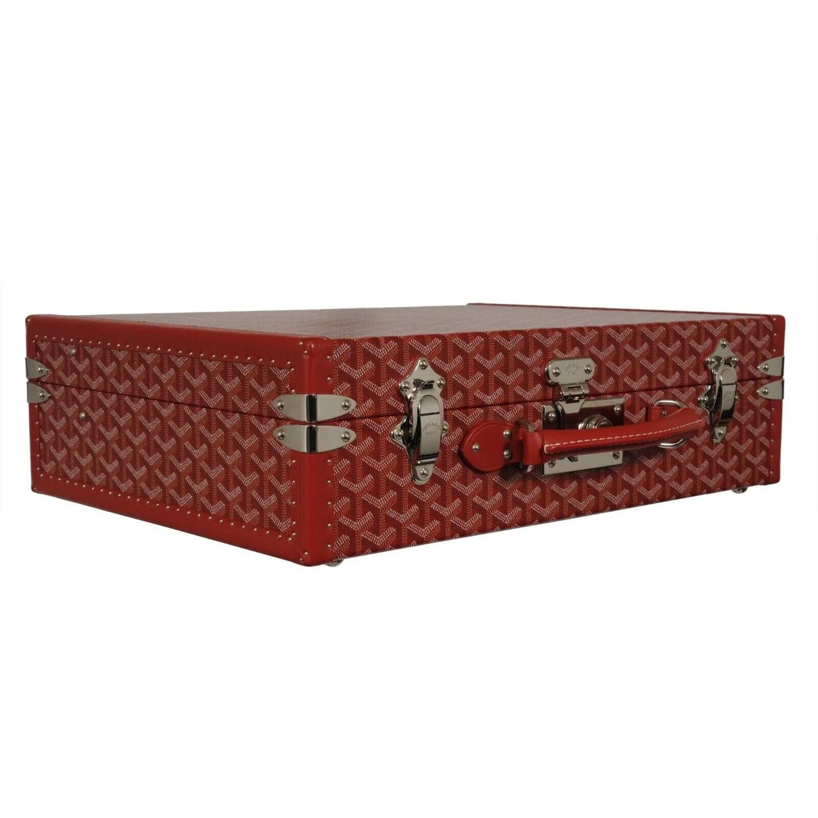 Manoir GM Red Briefcase Travel Computer Trunk Bag Luggage Carry On