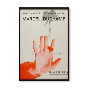 Marcel Duchamp Galerie Claude Givaudan Framed Poster