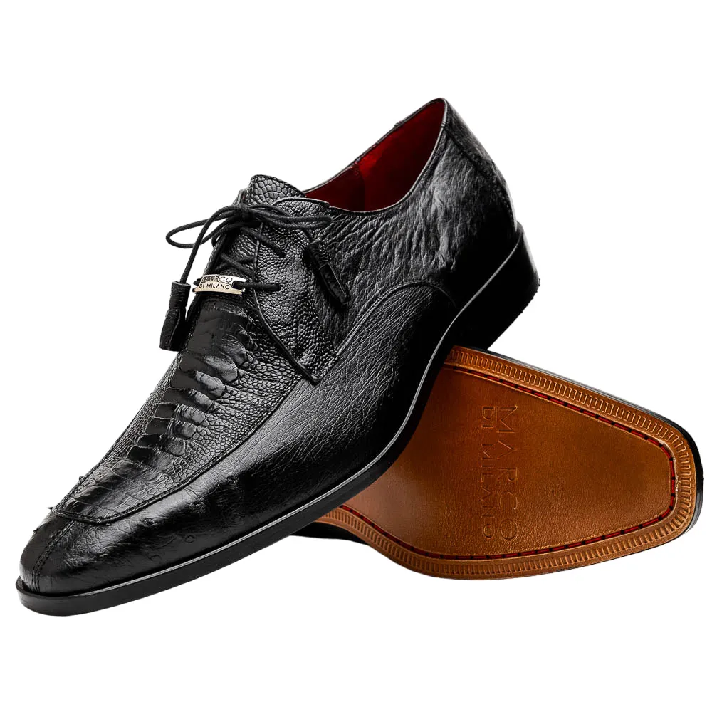 Marco Di Milano Andretti Ostrich Leg Black