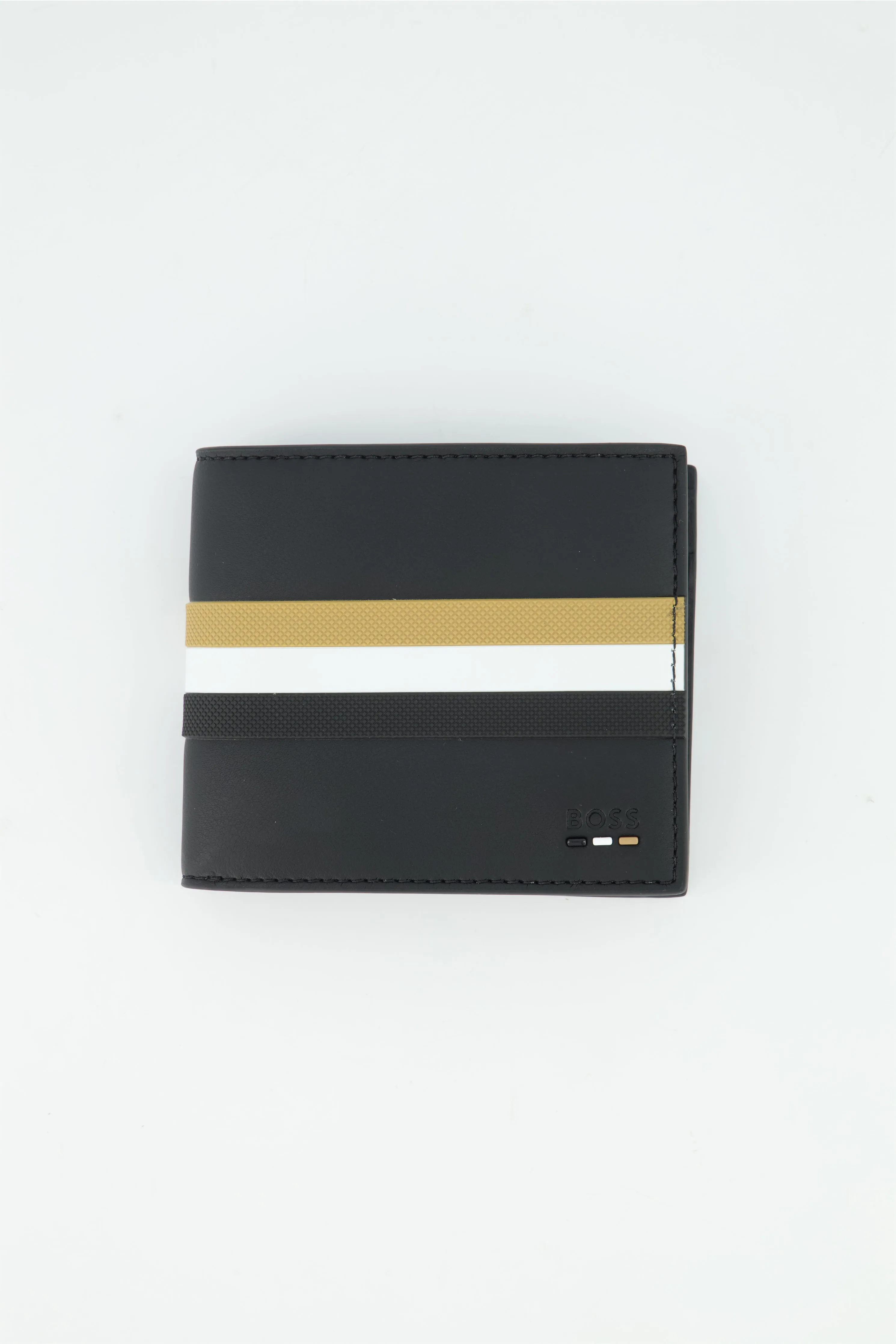 Men's BOSS Black Ray_S_4CC_Coin Black Wallet