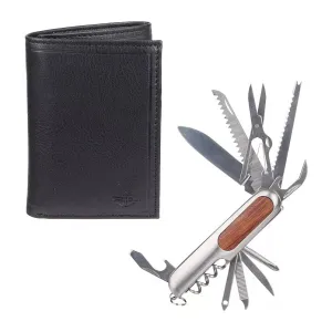 Men's Dockers RFID-Blocking Passcase Wallet & Deluxe Multi Tool