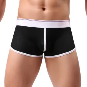 Men's Mid-Rise Mesh Jog Trunk