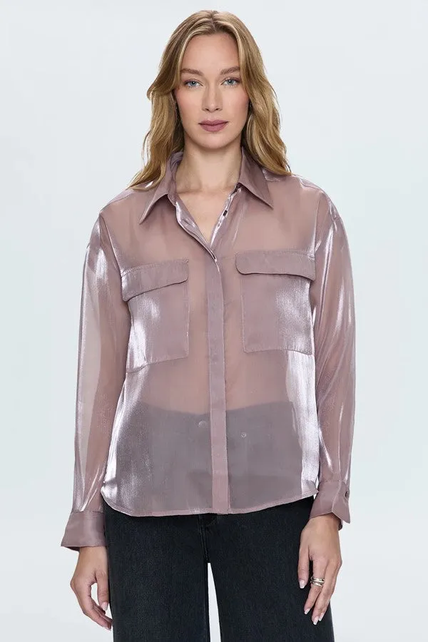 Miranda Sheer Organza Shirt